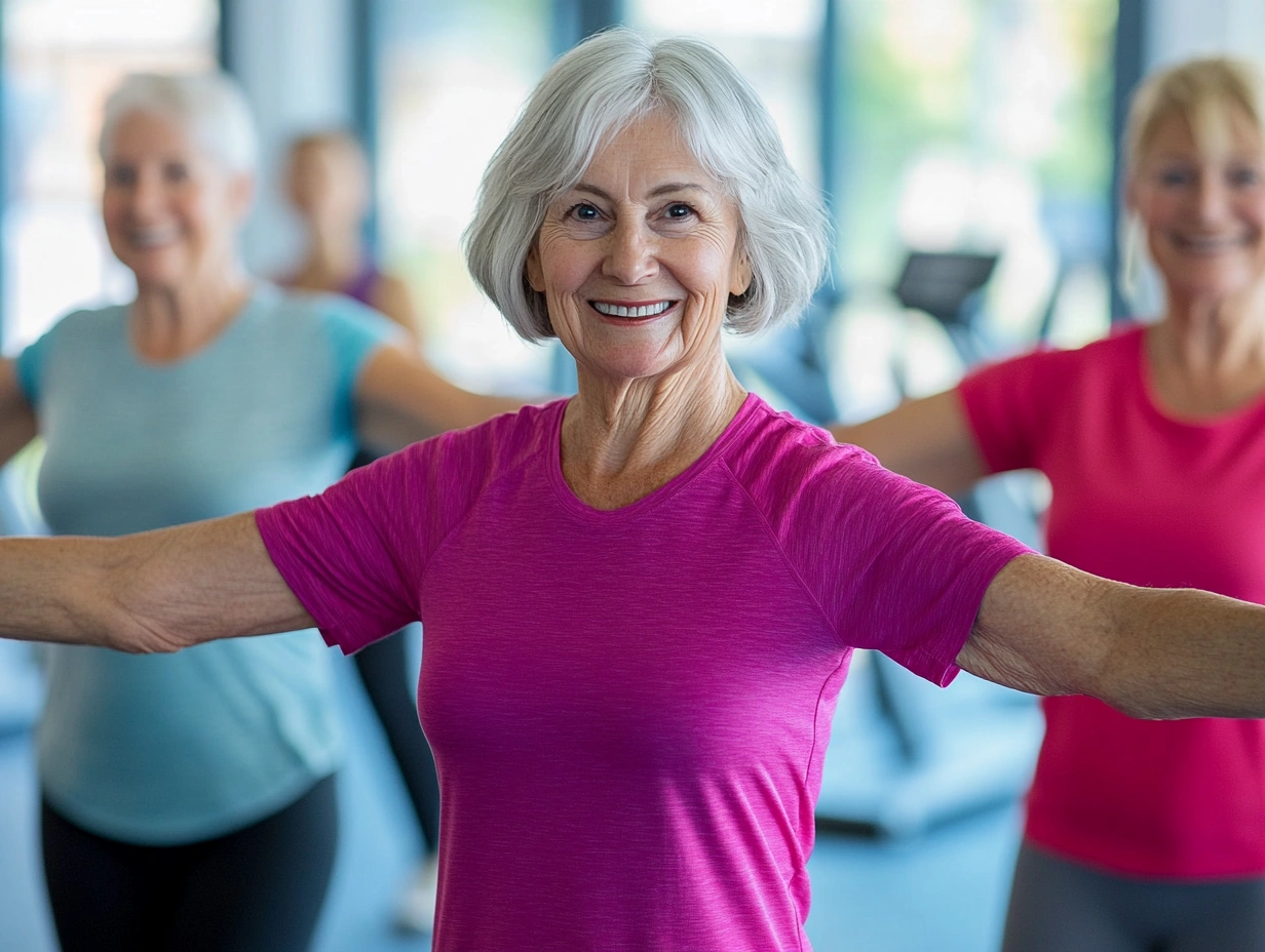 Групове заняття для пенсіонерів з досвідченим тренером